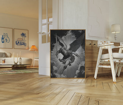 Celestial Warrior Angel Poster