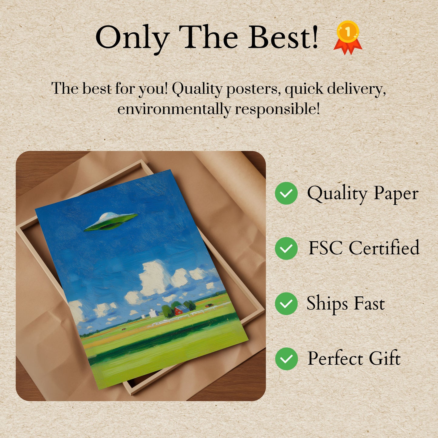 Póster de la granja Visitante inesperado