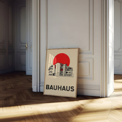 Bauhaus Architecture Design Poster