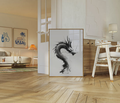 Ink Dragon Mystique Poster