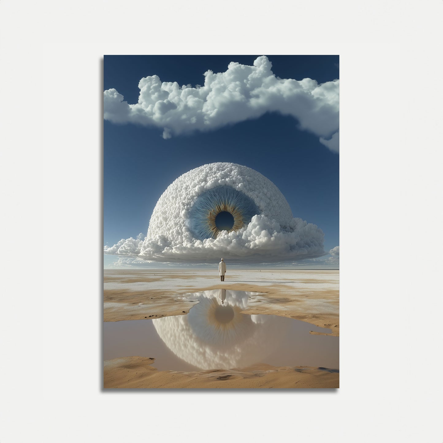 Cosmic Eye in the Desert Poster