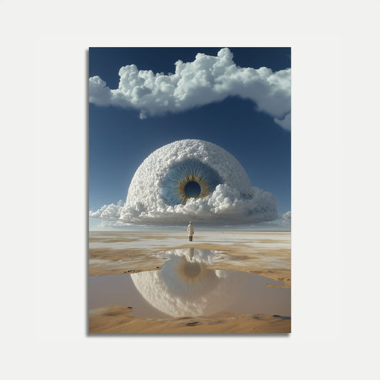 Cosmic Eye in the Desert Poster