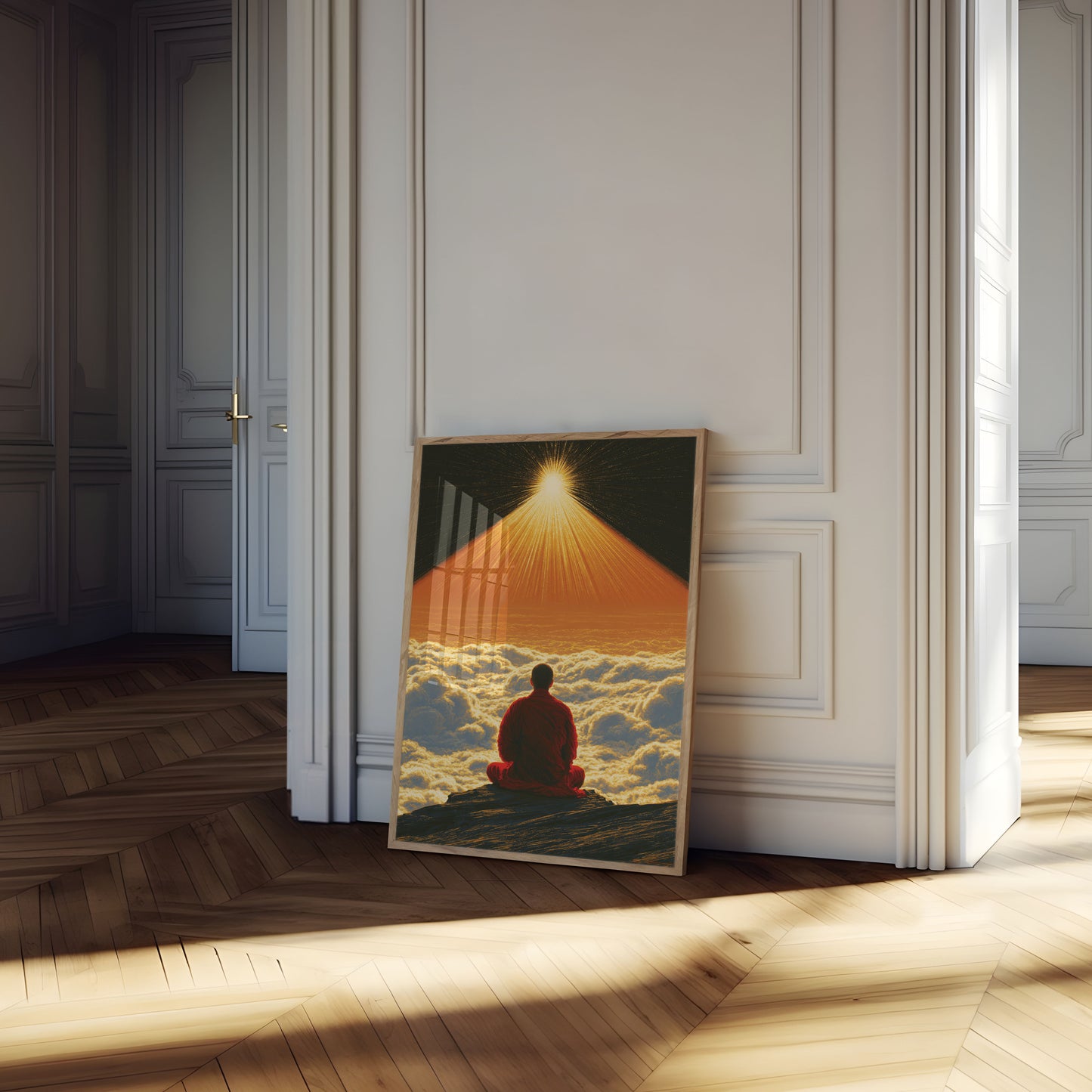 Plakat: Meditation Over Skyerne