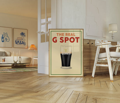 Guinness Beer Real G Spot Poster