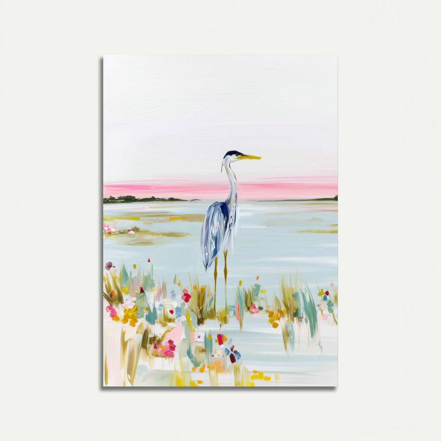 Blue Heron Coastal Dreams Poster