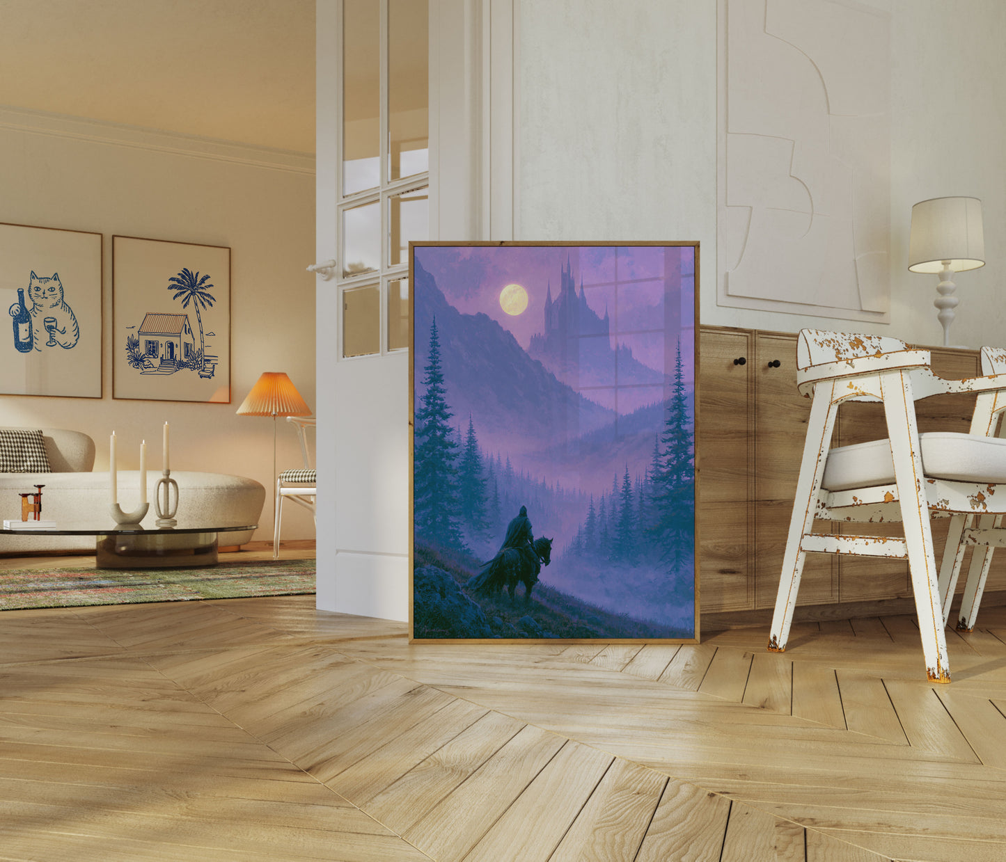 Aventure du Chevalier au Château - Affiche