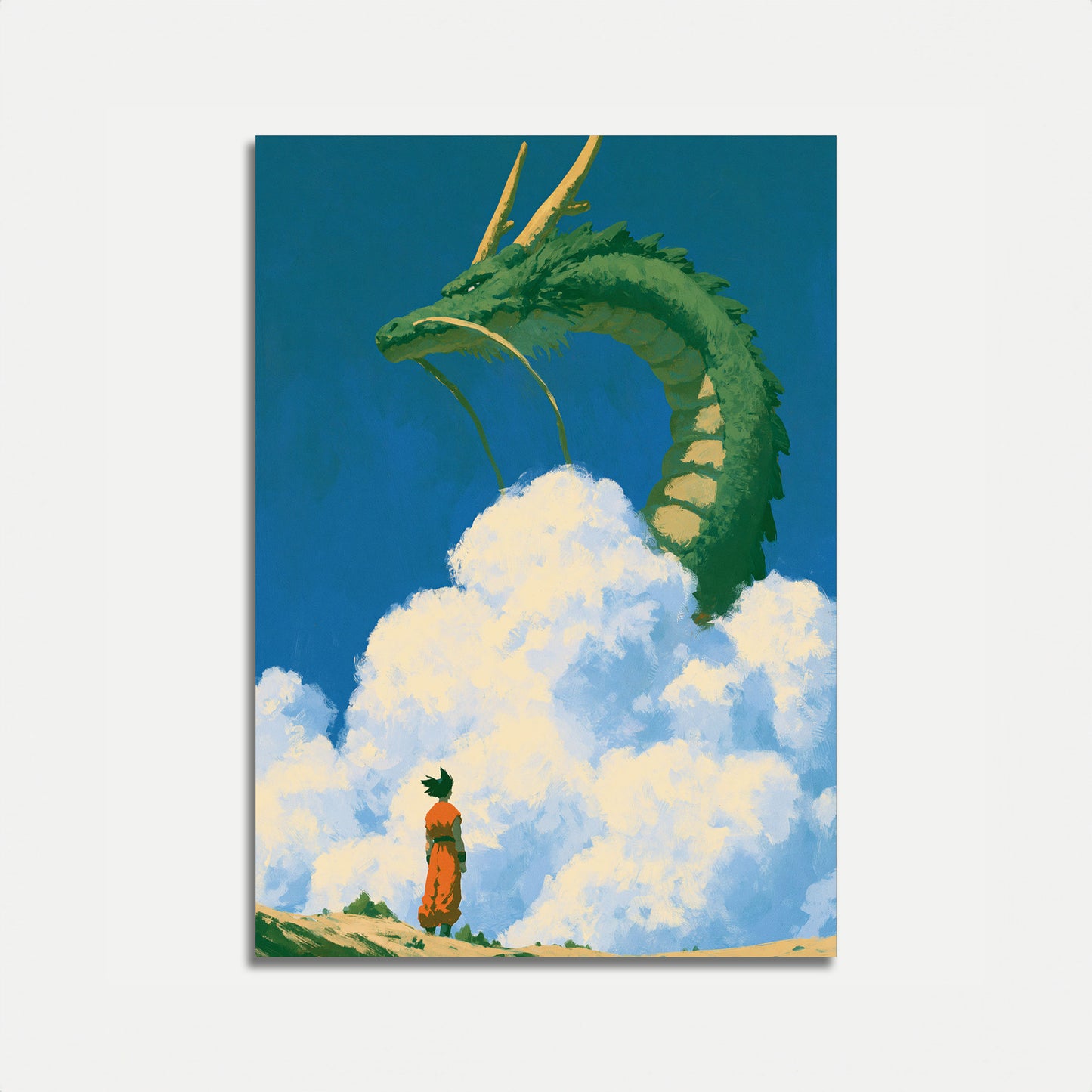 Dragon in the Clouds Poster