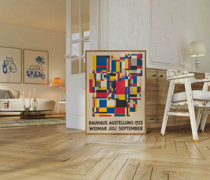 Bauhaus Exhibition 1923 Weimar Poster