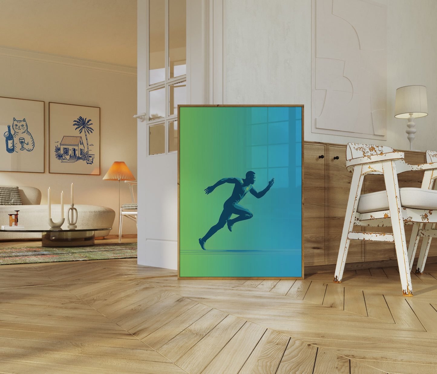 Explosive Sprint Dynamic Running Poster