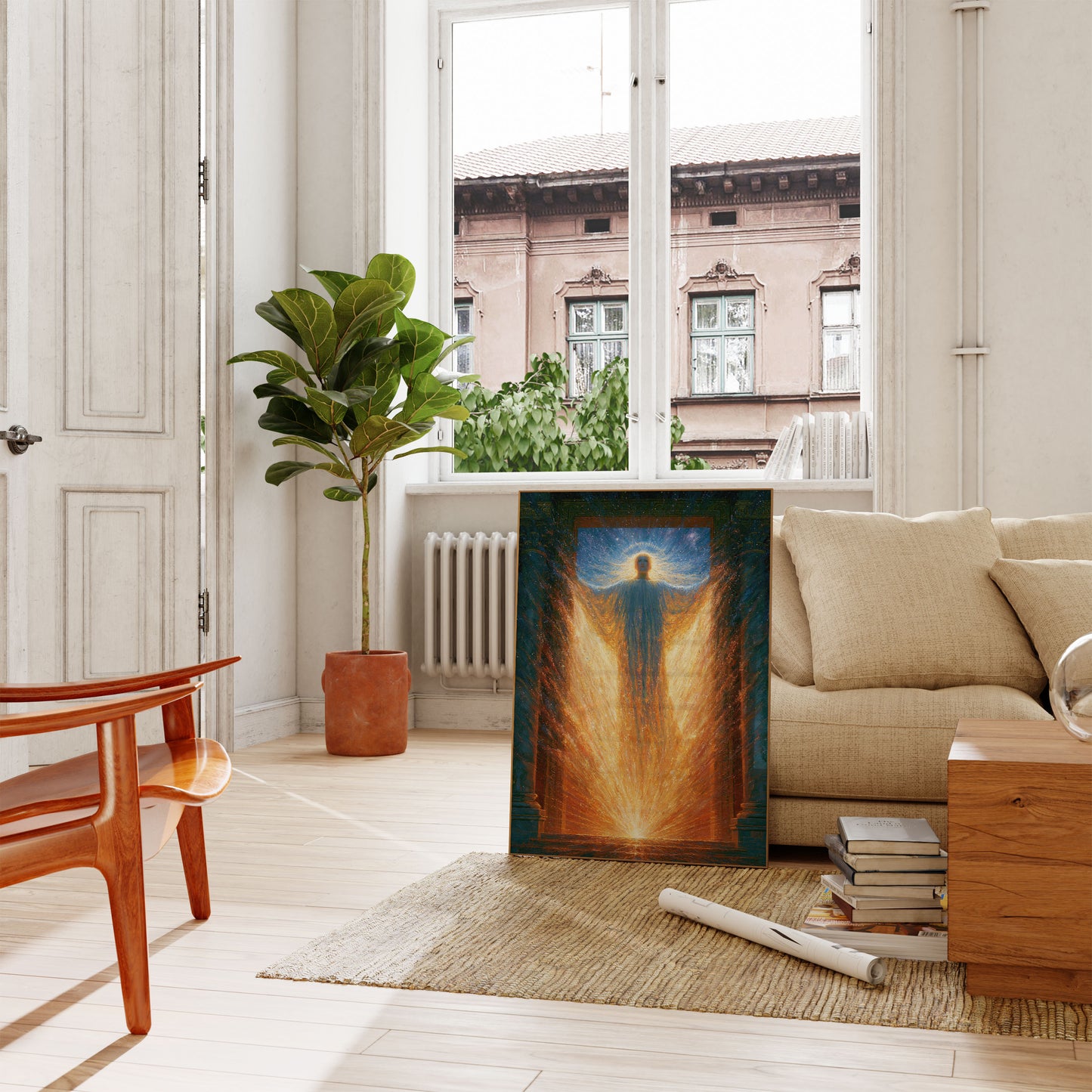 Poster Luce Divina Angelo Celeste