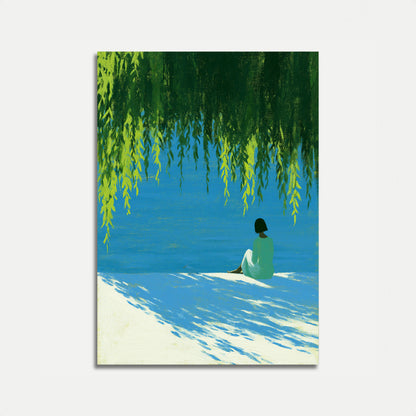 Peaceful Moment by the Water Poster
