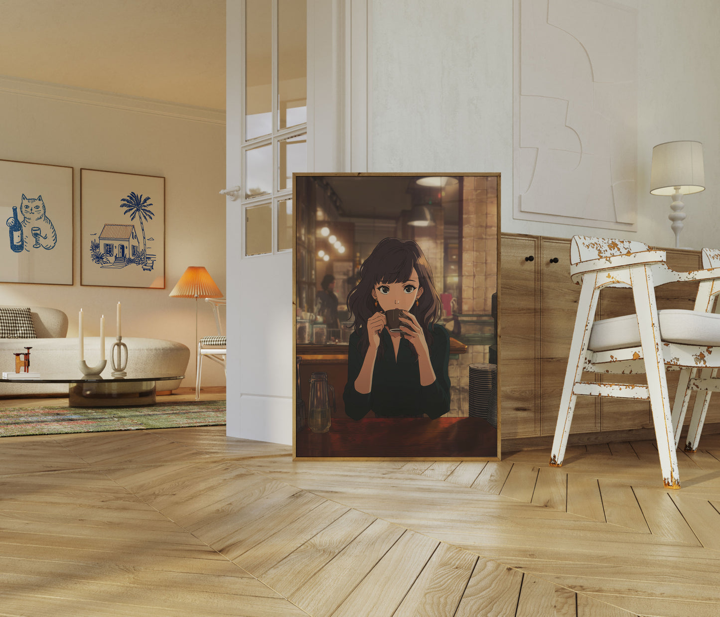 Cafe Moment Anime Poster