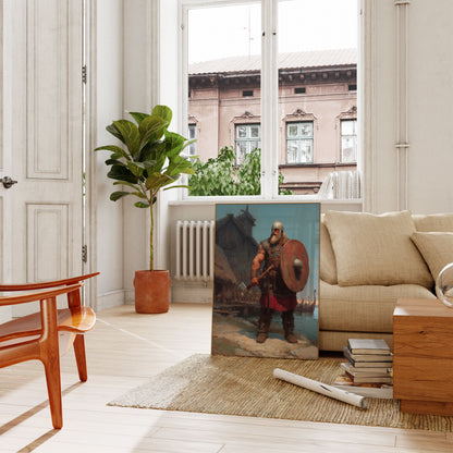 Mighty Viking Warrior Coastal Poster