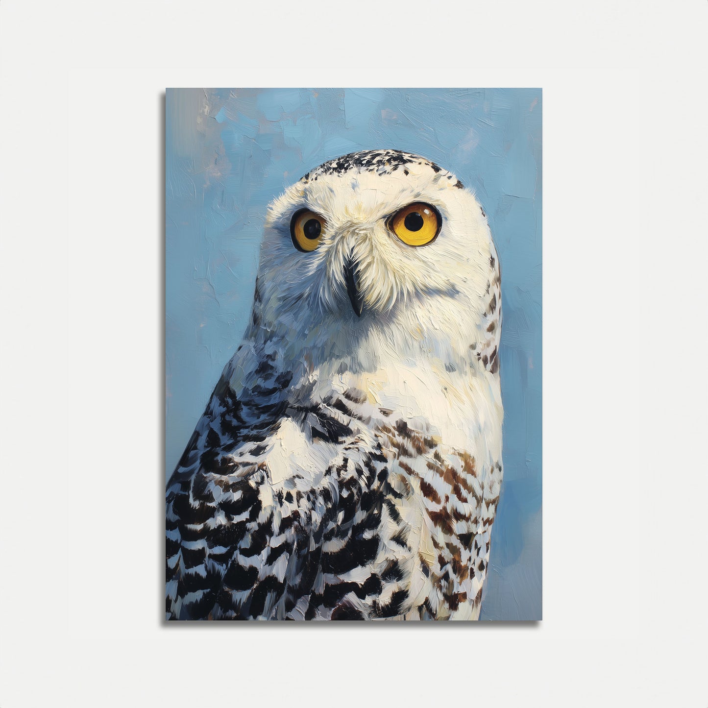 Majestic Snowy Owl Poster
