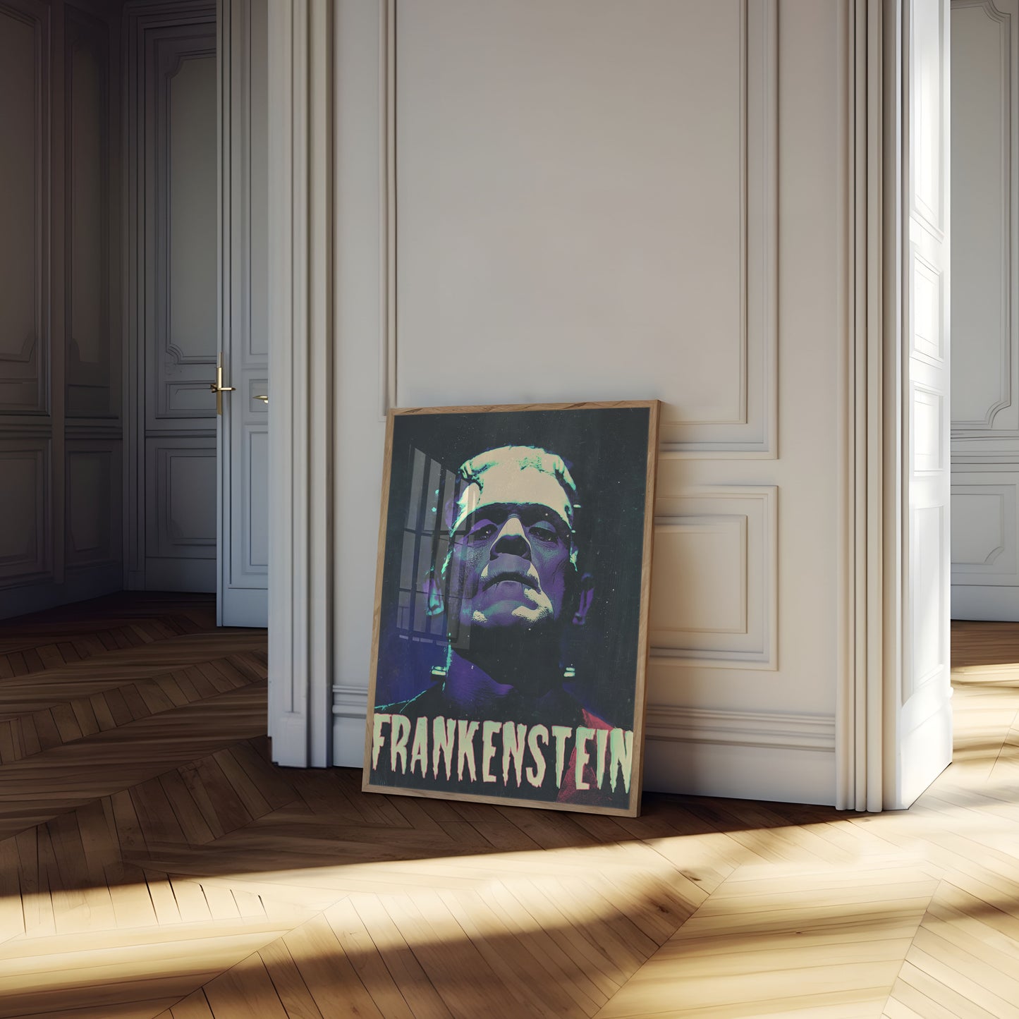 Klassisk Frankenstein-monster plakat