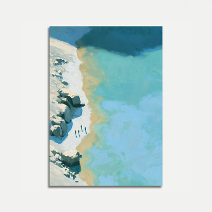 Poster Figure Spiaggia Costiera