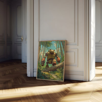 Beer Robot in Bos Poster