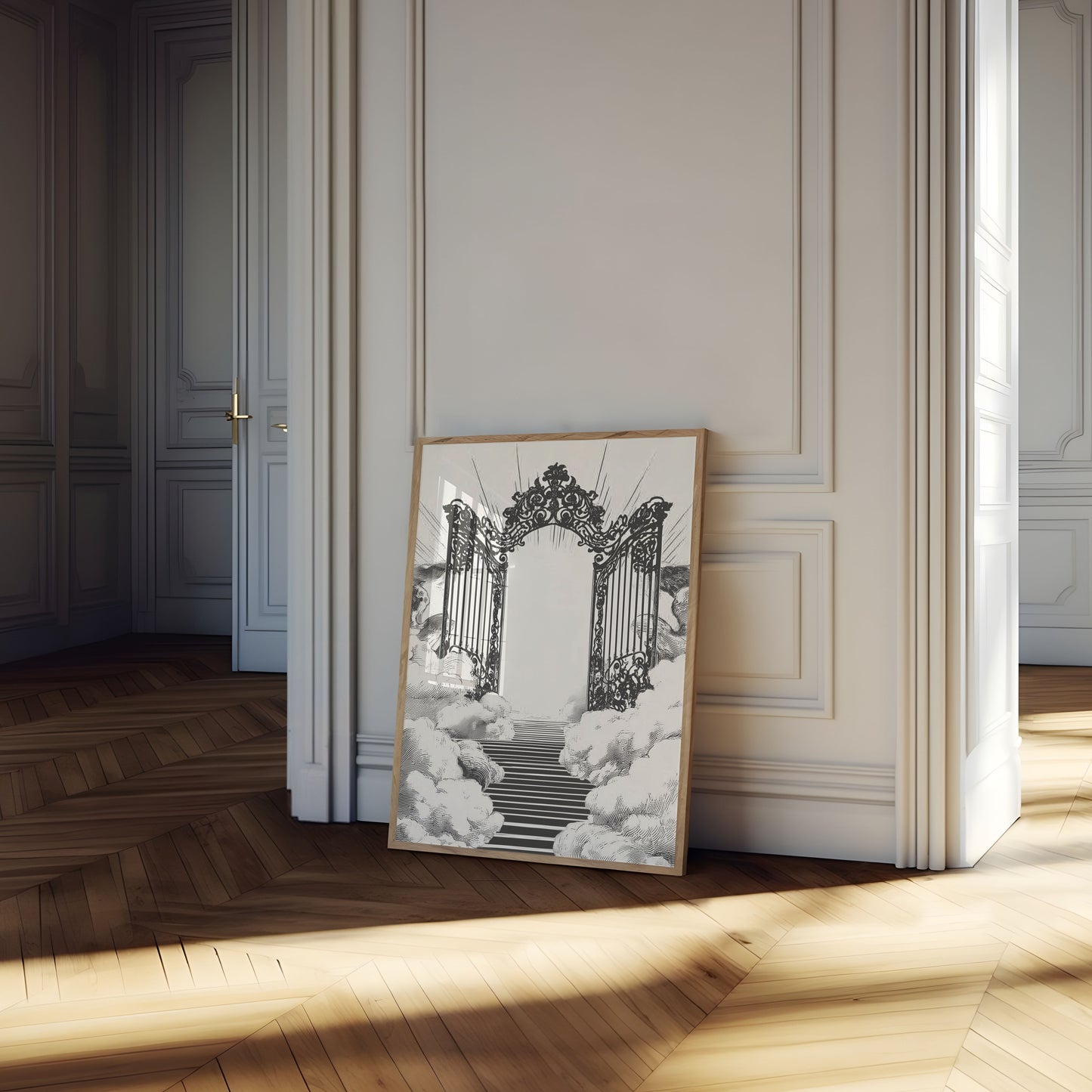 Ornate Heavenly Gates Poster