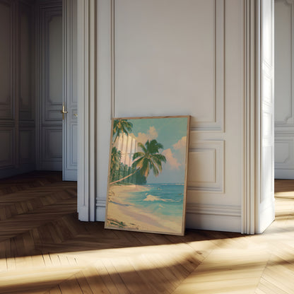 Tropischer Strandparadies-Poster