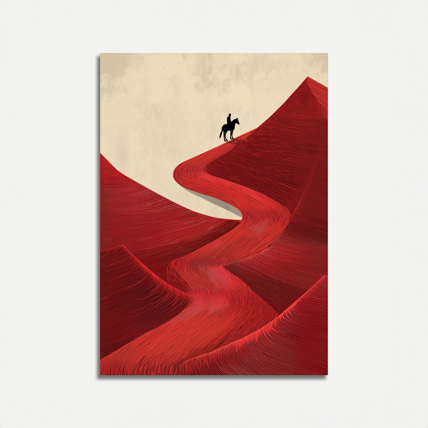 Red Desert Rider Poster