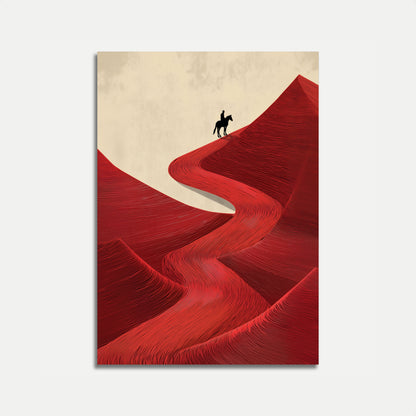 Red Desert Rider Poster