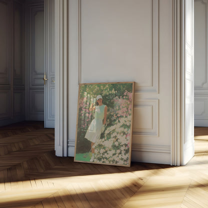 Elegant Golf Garden Poster