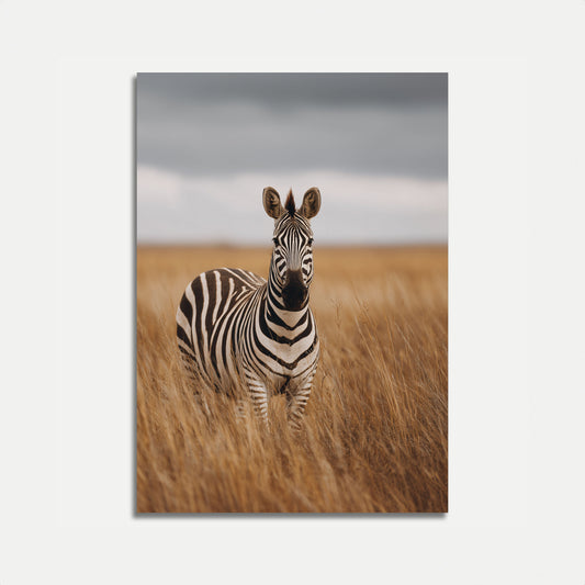Stripes in the Savanna Poster
