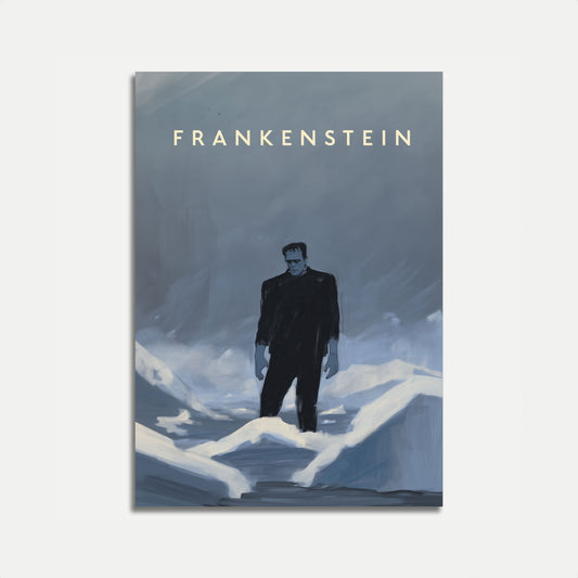 Póster del Monstruo de Frankenstein en la Nieve