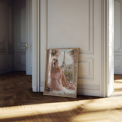 Paris Drøm Balkong Plakat
