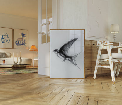 Ethereal Flight Bird Poster