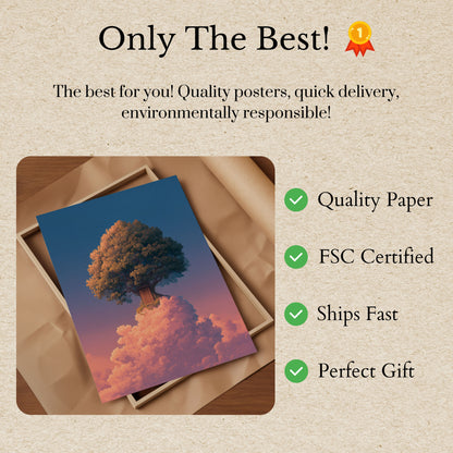 Celestial Tree House Poster