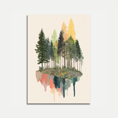 Póster del Ecosistema del Bosque Flotante