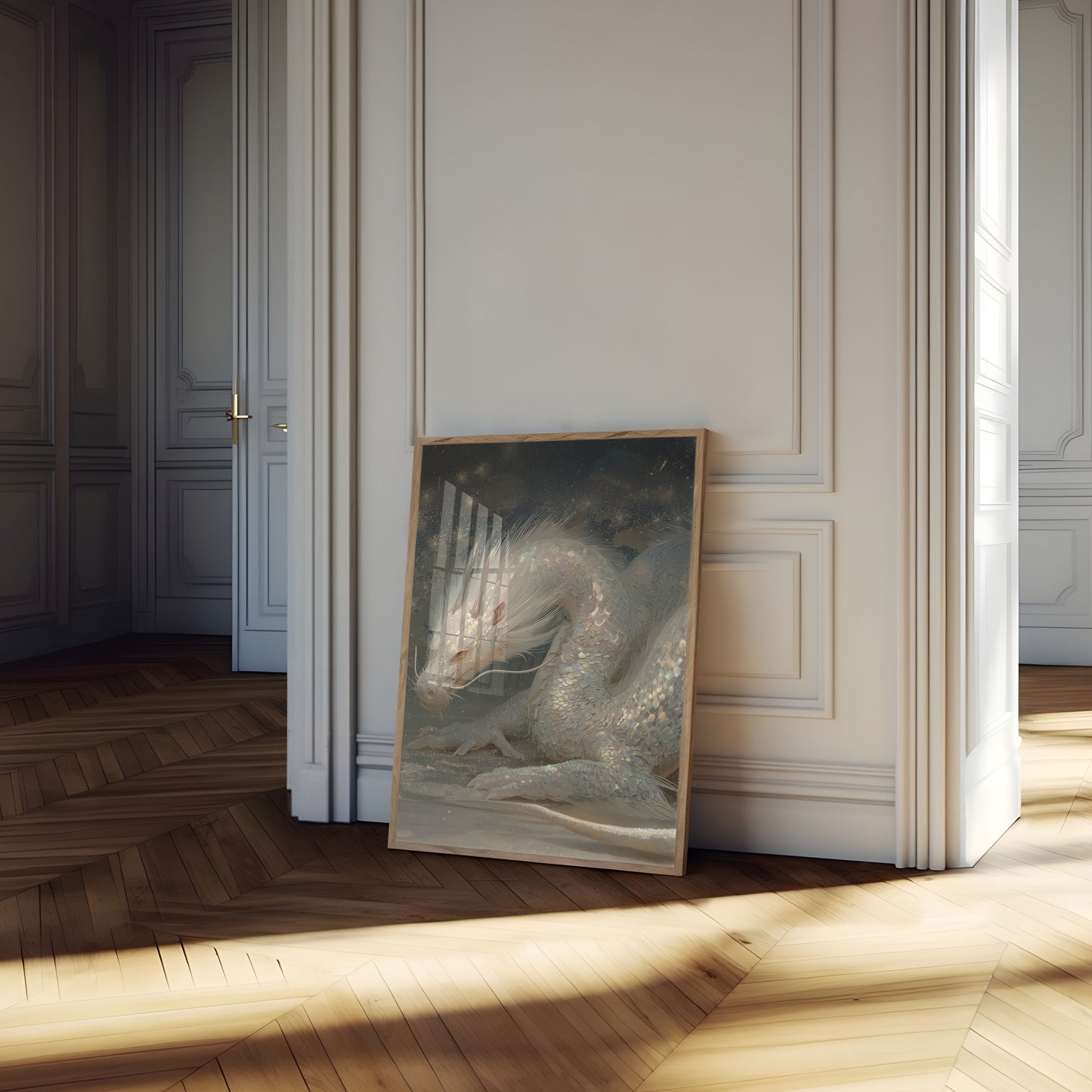 Celestial Dragon Dreamscape Poster