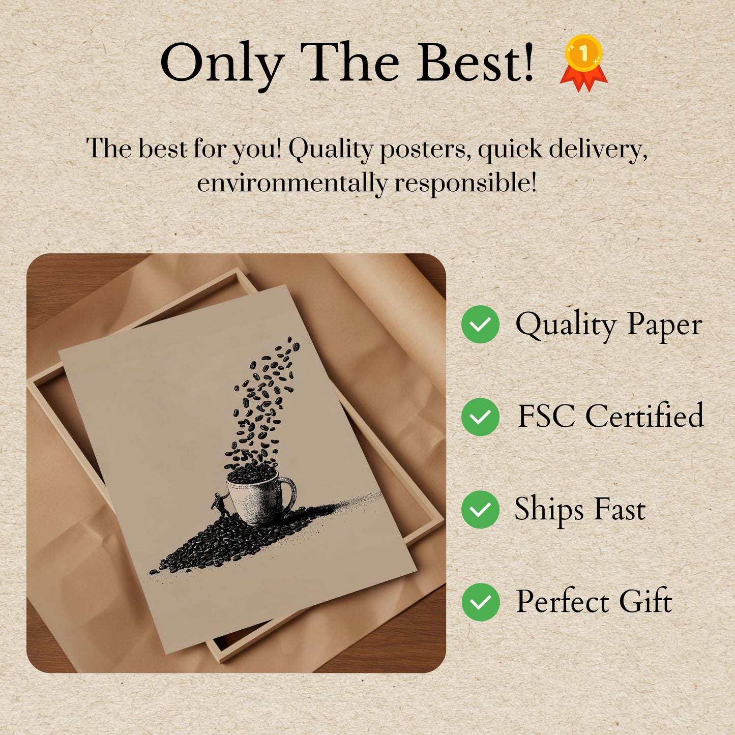 Coffee Bean Journey Poster