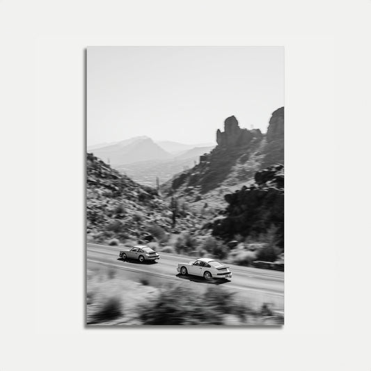 Poster della Gara in Montagna Porsche Vintage