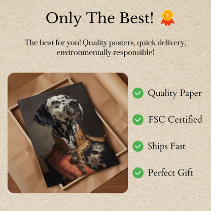 Póster del comandante dálmata real