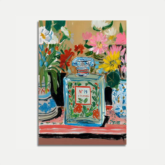 N°19 Floral Perfume Poster