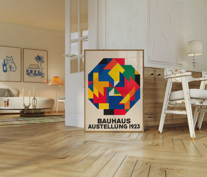 Cartel de la Exposición de la Bauhaus de 1923