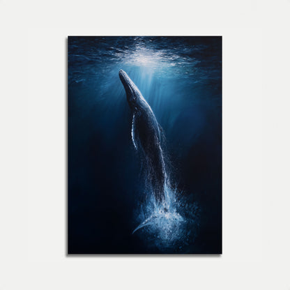 Humpback Whale Ascending Poster