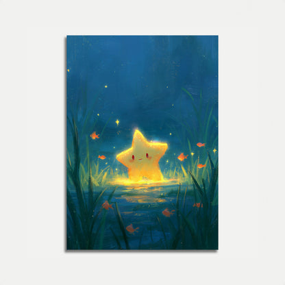 Leuchtender Stern Unterwasser-Abenteuer Plakat