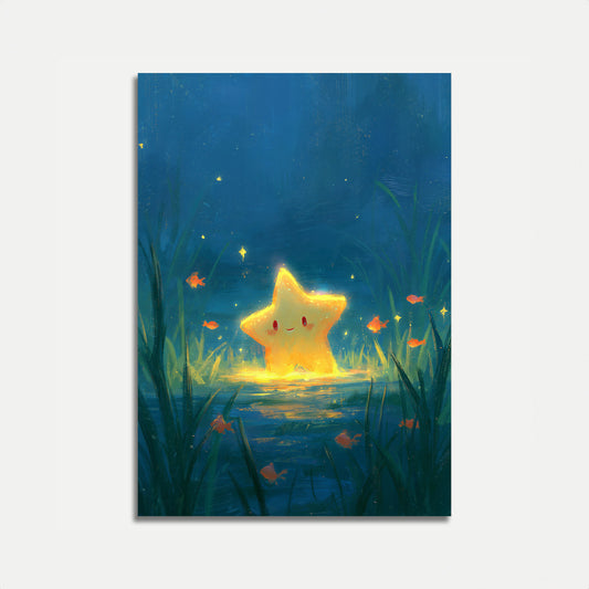 Glowing Star Underwater Adventure Poster