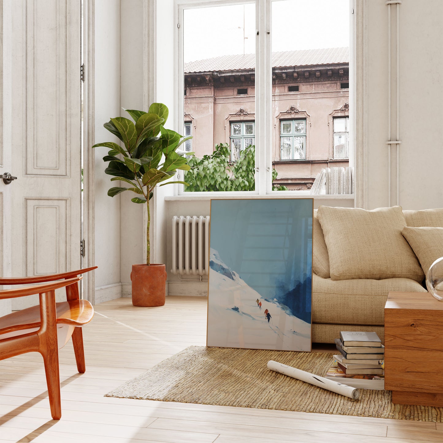 Everest Ascent Winter Poster