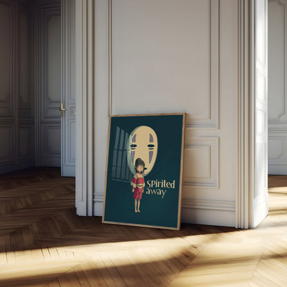 No-Face Spirited Away Poster