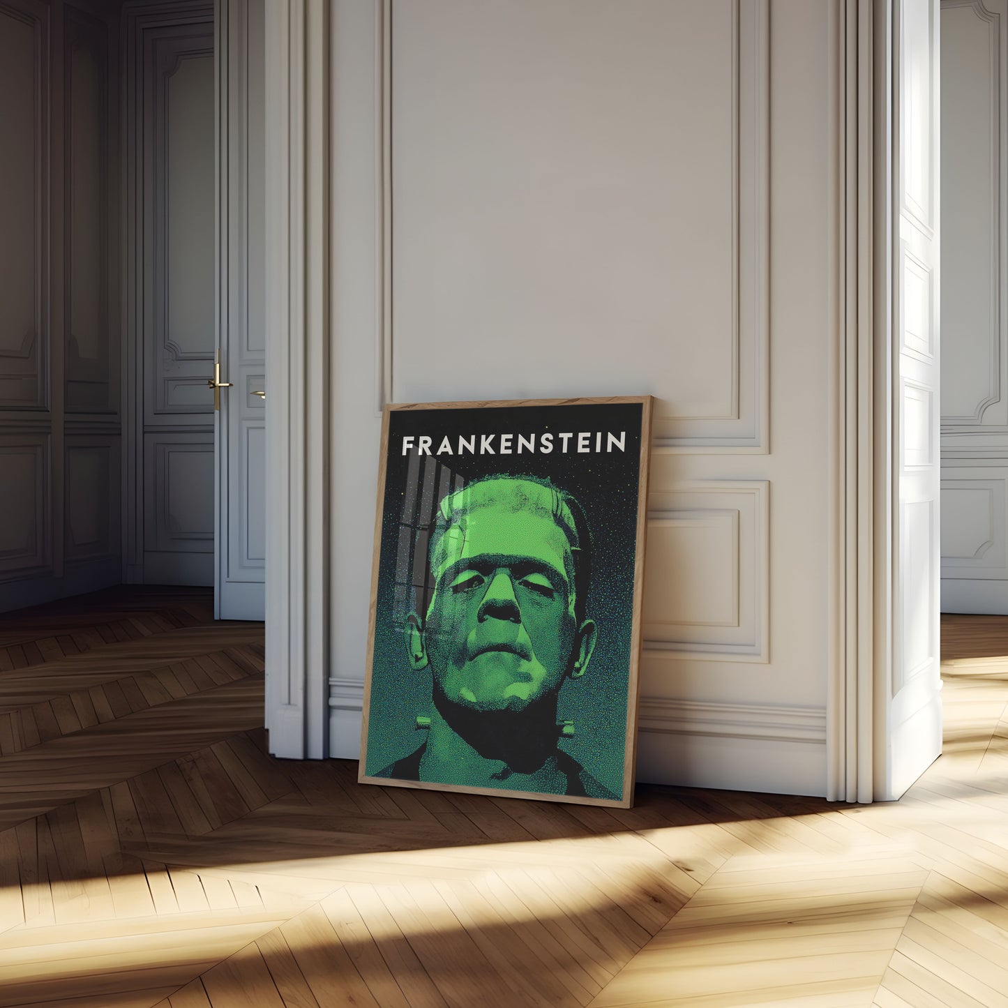 Frankenstein Monster Portrait Poster