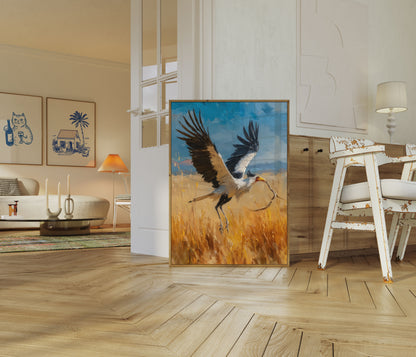 Secretary Bird in Golden Fields Poster

Secretarisvogel in Gouden Velden Poster