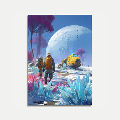 Cosmic Crystal Exploration Poster