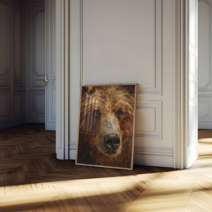 Manifesto del Ritratto dell'Orso Maestoso