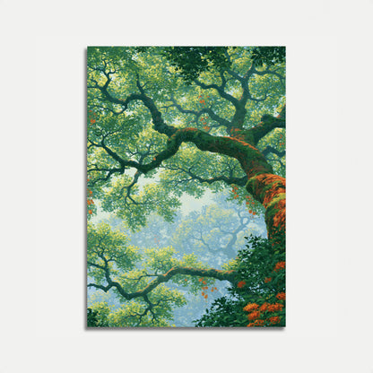 Majestic Tree Canopy Nature Poster