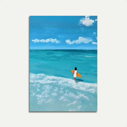 Sunrise Surf Serenity Poster