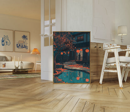 Asiatisk Havelygte Aftenplakat